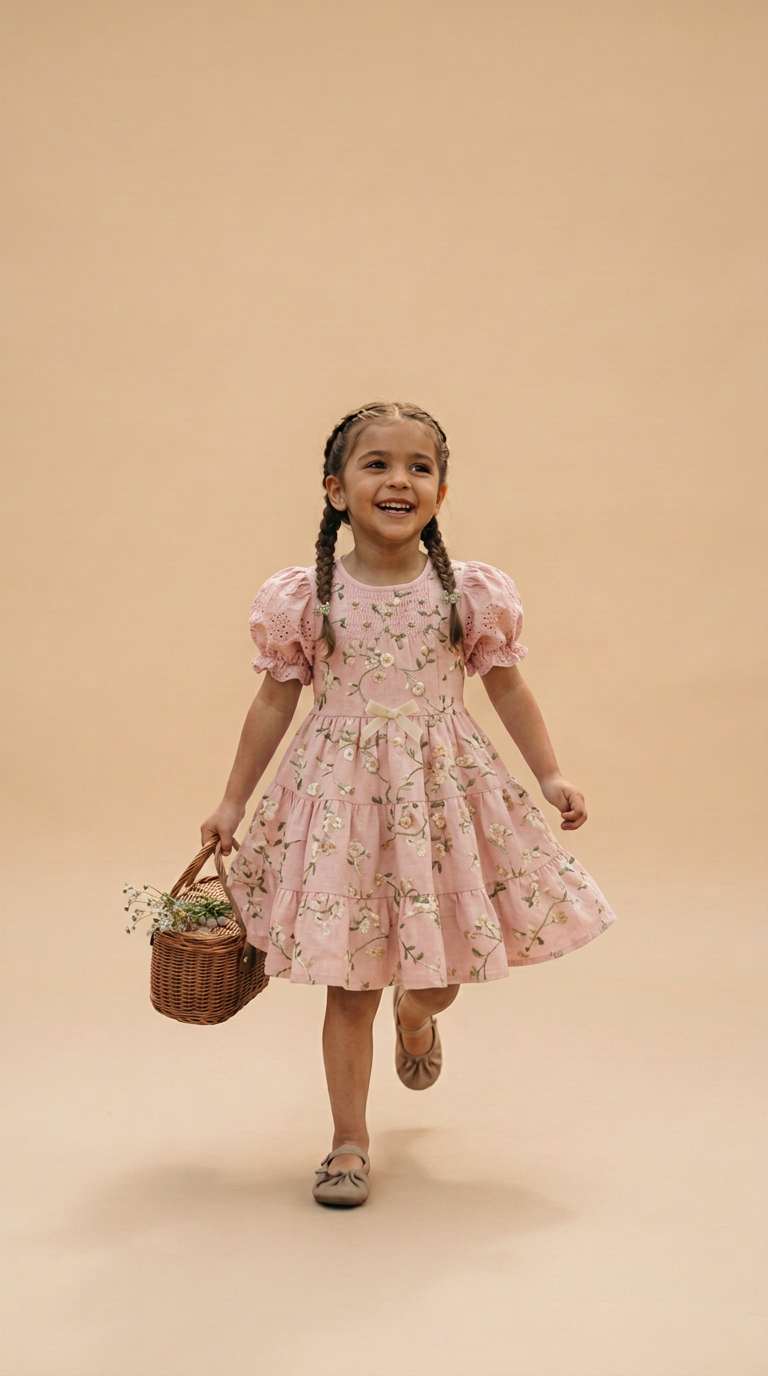Fille habillée d'un ensemble NA Kids, vêtements enfants 2-12 ans