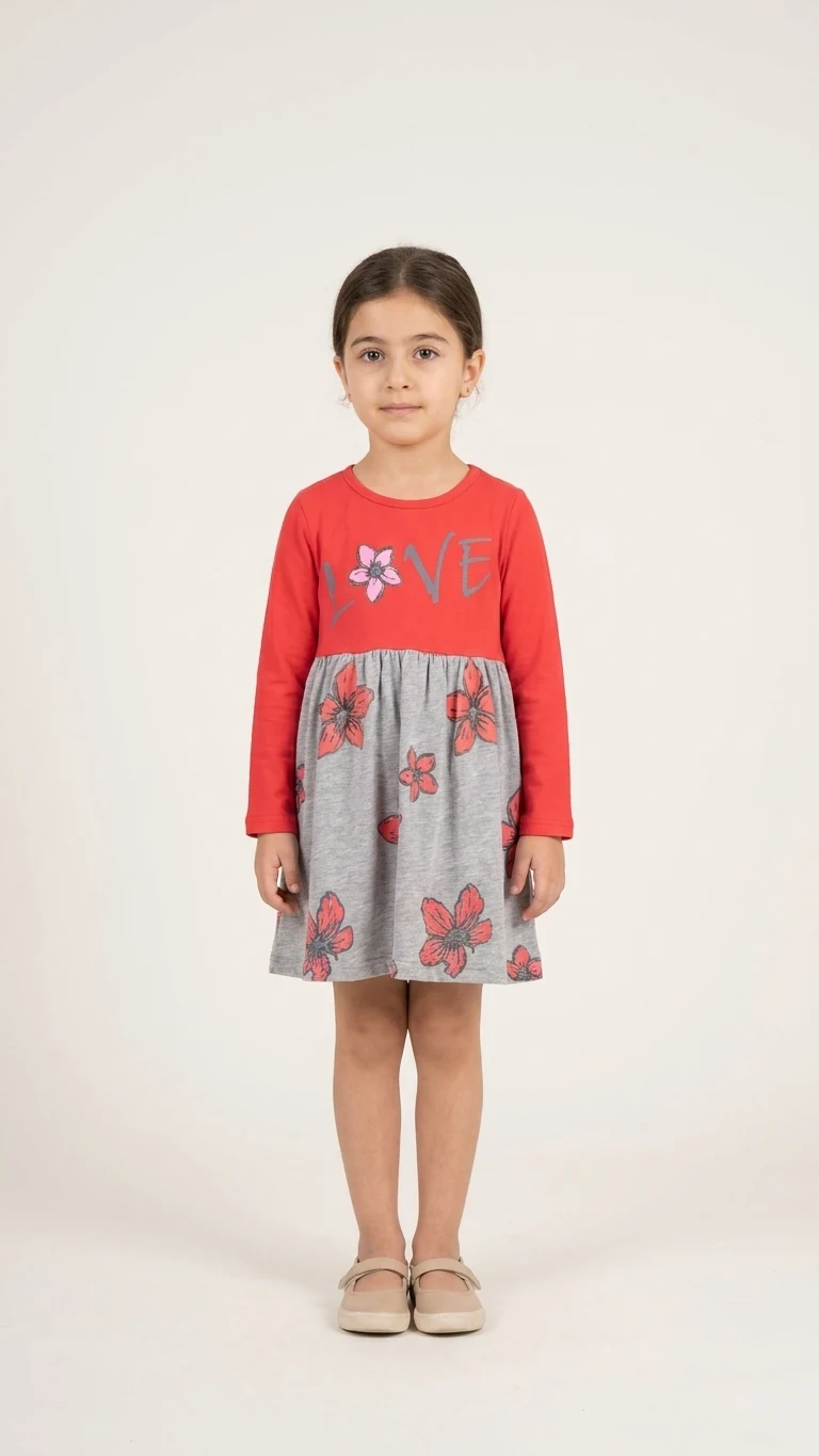 Robe LOVE fleurs — vue 4
