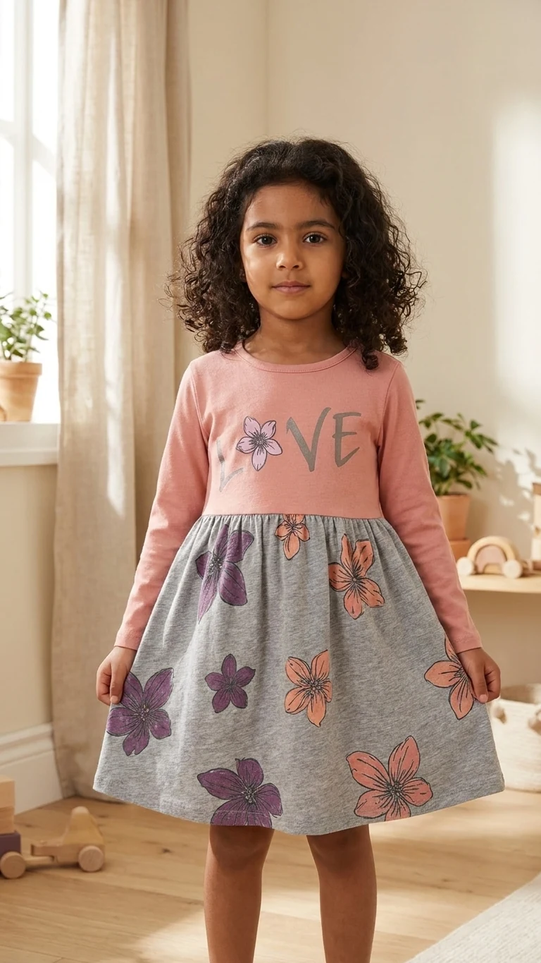 Robe LOVE fleurs — vue 2