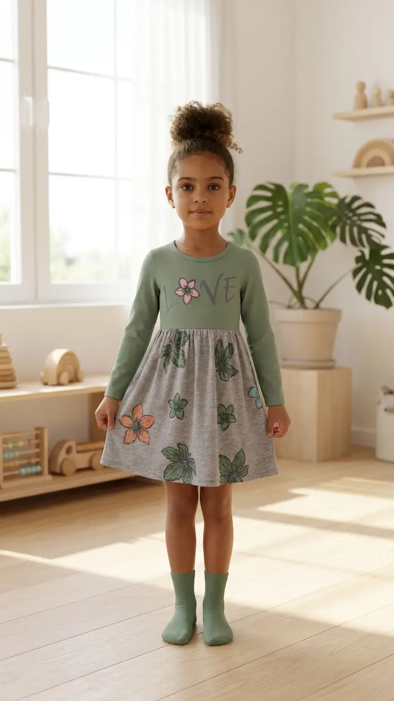 Robe LOVE fleurs — vue 6